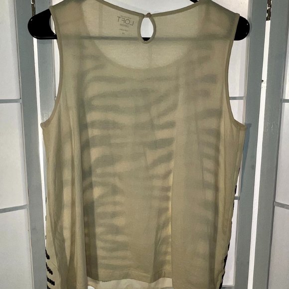 Ann Taylor Loft Zebra Print Sleeveless blouse - Picture 7 of 11
